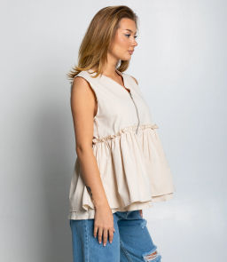 Жилет #КТ6502 (2), бежевый - Dommod фото 2