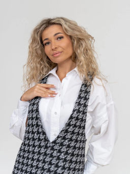 Сарафан женский, цвет черный