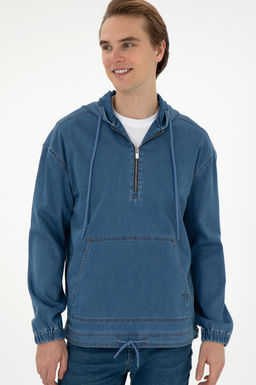 Мужская синяя джинсовая рубашка Неожиданная скидка в корзине - U.s. polo assn фото 3