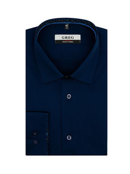 Сорочка мужская длинный рукав GREG 240/237/3437/Z/1p STRETCH