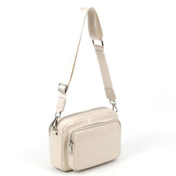 Женская кожаная сумка через плечо с объемными карманами 0117-14 - Cidirro фото 4