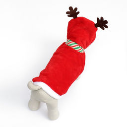 Костюм для животных Новогодний с рожками, размер XL (ДС 40, ОГ 50 см) - Пижон фото 6