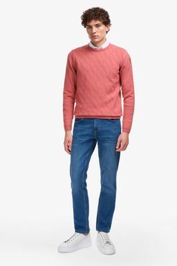 Свитер U.S. Polo Assn Regular Fit круглый воротник пыльно-розовый