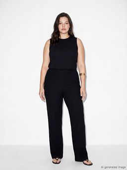 Beli Lastikli Dokulu Kad?n Pantolon