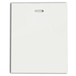 Цена за 50 шт. Пакет полиэтиленовый с вырубной ручкой, Белый 30-40 См, 30 мкм