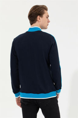 Мужской темно-синий вязаный кардиган Неожиданная скидка в корзине - U.s. polo assn фото 5