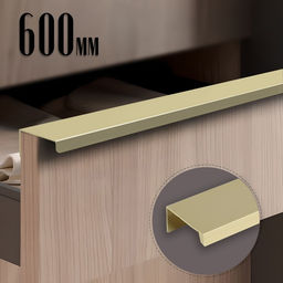 Ручка CAPPIO RT001AU, L=600 мм, м/о 480 мм, цвет сатиновое золото