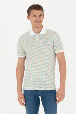 Мужская мятная футболка-поло - U.s. polo assn фото 15