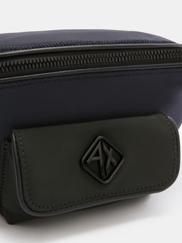 Мужская поясная сумка ARMANI EXCHANGE SAN FRANCISCO Артикул 4212336, темно-синий  фото 3