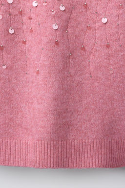 SEQUIN KNIT JUMPER - Zara фото 4