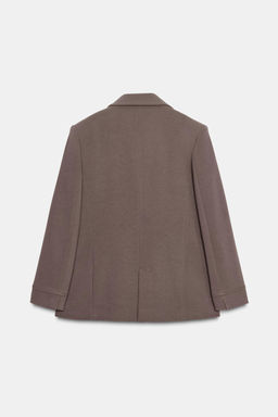 DOUBLE-BREASTED BLAZER WITH SHOULDER PADS - Zara фото 7