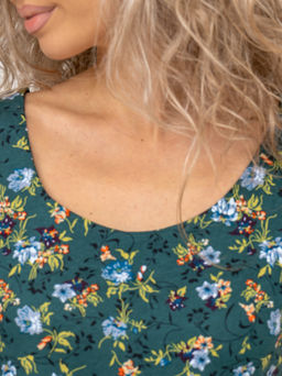 875 Платье "Темный хаки"