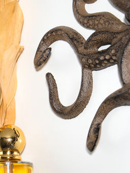 Крючки декоративные чугун "Осьминог" 24,8х18,4х2,6 см