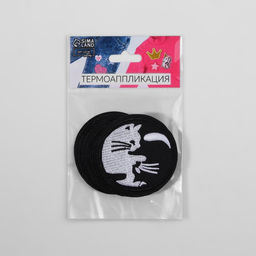 Цена за 9 шт. Термоаппликация «Кошки», d=6 см, разноцветная