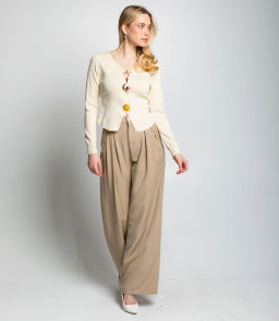 Кардиган #КТ308 (4), светло-бежевый