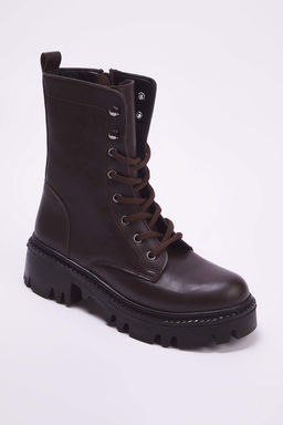 Trendyolmilla Shoes Siyah Fermuar ve Bagc?k Detayl? Kad?n Postal Bot TAKAW25BO00025  фото 2