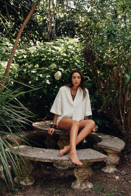 WIDE SHORT SLEEVE SHIRT - Zara фото 20