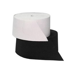 Лента эластичная 80 мм ЛЭ-80чп-25 25 м тканая черный