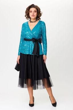 Костюм LADY SECRET 1647 бирюзовый/черный
