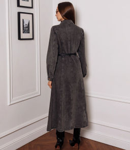 Джинсовое платье #КТ8523 (2), серый - Dommod фото 4