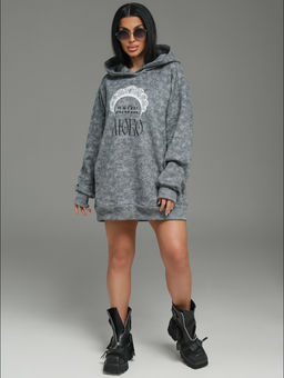 Яхонт худи женское (серый варенка) - Lovetex фото 12