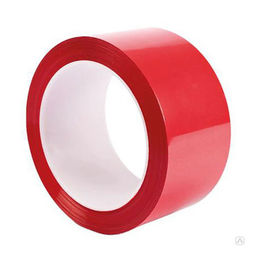 Цена за 2 шт. Лента клейкая красная 48мм*66м*43мкм
