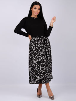 Платье Жаклин, вискоза/кулирка (М) - Малина фото 13