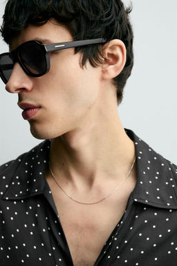FLOWING POLKA DOT SHIRT - Zara фото 5