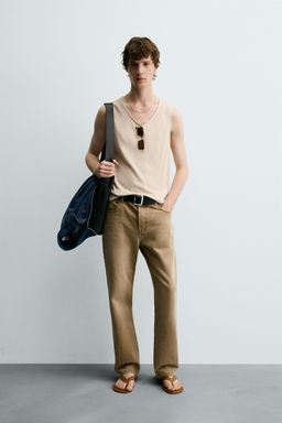 TEXTURED TANK T-SHIRT