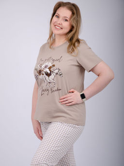 Пижама "Вивианна 2" брюки, трикотаж