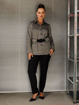 Костюм Galean Style 827 черный с серым кольца  фото 7