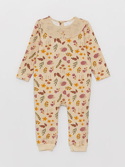 Bebe Yaka Uzun Kollu K?z Bebek Tulum