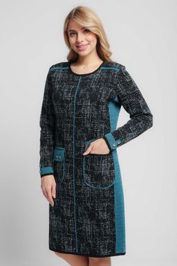 ЗЛАТА Платье С 1556/черный-гроза - Злата Стиль фото 2