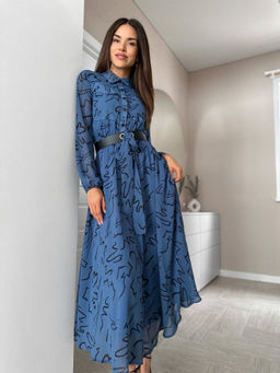 Платье Кэсси (синий)