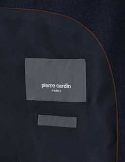 Lacivert Slim Fit Y_n Tak_m Elbise