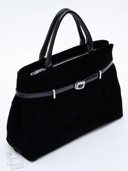 Сумка женская кожаная 91156SMS black Velina Fabbiano-Safenta в Новосибирске