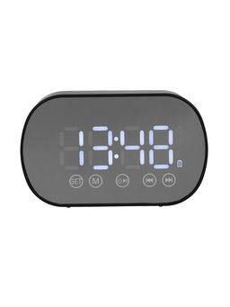 Часы - будильник электронные настольные: колонка, bluetooth, tf-карта, 8.5*3.9*5.2 см, USB   1091213