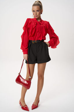 Рубашка Кристл (красный) - Эльза фото 14