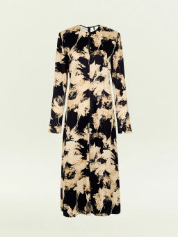 Платье с абстрактым принтом, PL1693/carn