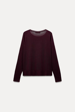 BASIC FINE KNIT SWEATER - Zara фото 20