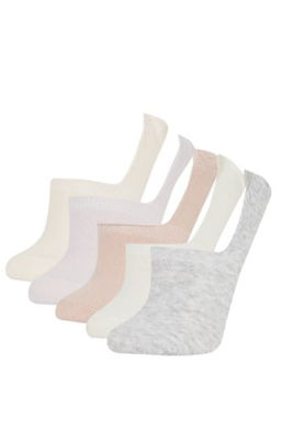 Kad?n Gorunmez 5li Pamuklu Babet Corap