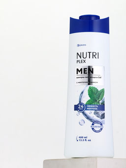 Шампунь для волос «Мужской 2в1», 400 мл, BONAMI