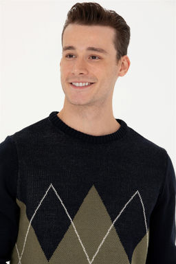 U. S. Polo Assn Мужской темно-синий свитер - U.s. polo assn фото 9