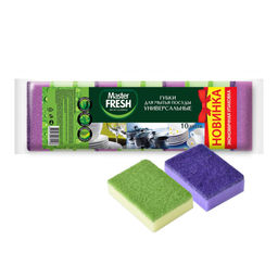 Губки д/посуды 10 шт. Master FRESH Универсальные арт. 6169