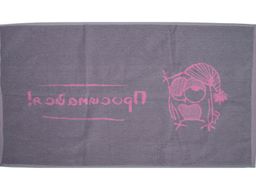 6с103.412ж1 Просыпайся-сова! (розовый2) Полотенце махровое 50х90см