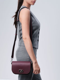 Сумка кросс-боди Deboro 30879 бордо