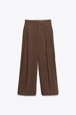 DOUBLE PLEAT TROUSERS WITH FLAPS