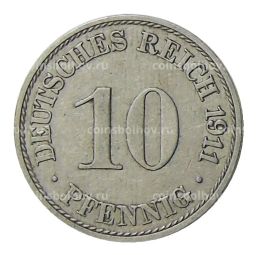 10 пфеннигов 1911 года A Германия