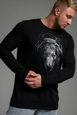 8514/1 Футболка с длинным рукавом мужская