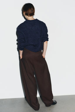 BALLOON TROUSERS WITH STRIPES AND PLEATS - Zara фото 18